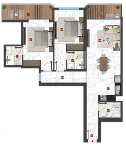 Miorah - Floor Plan 2